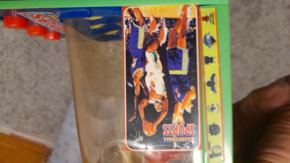 Jucarie baschet Basket, trei cosuri cu cronometru si reset scor