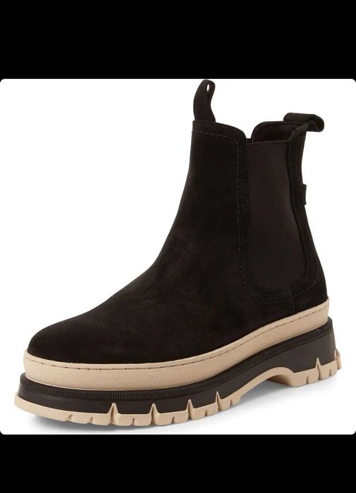 Боти черни велур Tamaris