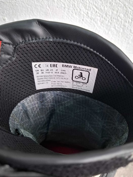 Оригинални мотоботуши BMW Motorcycle Boots Pro Race GTX 2025, номер 46