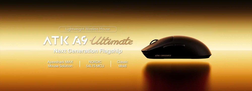 Игровая беспроводная мышка ATK A9 Ultimate