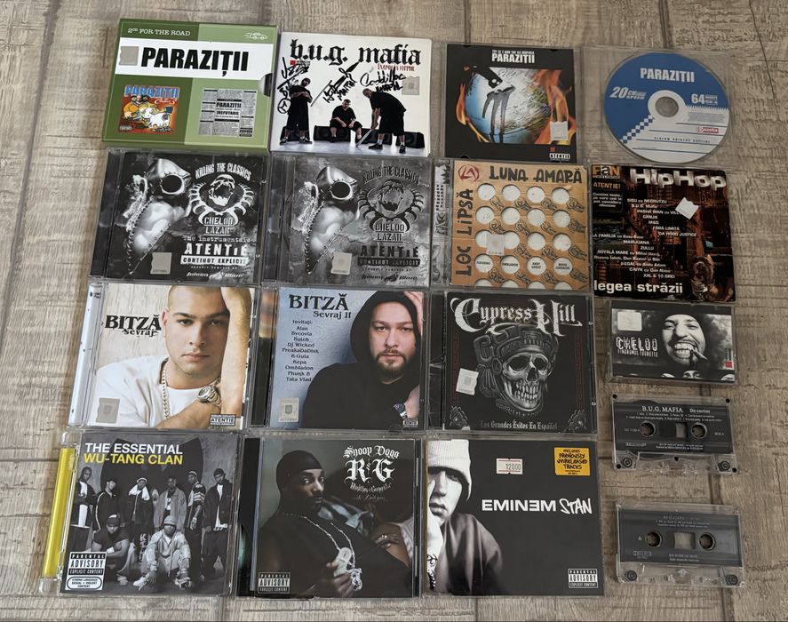 Colectie Hip Hop Românesc:Bug Mafia,Parazitii,Cheloo,Bitza etc