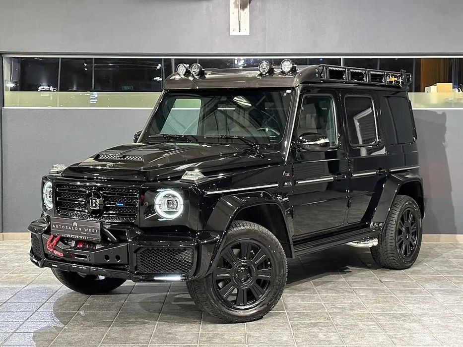 Багажник + Стълба + Карбон Спойлер и лед прожектори Mercedes G W464
