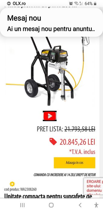 WAGNER PS 30 in perfecta stare de fuctionare