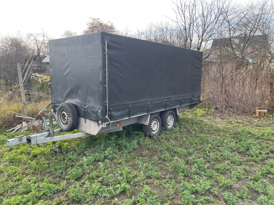 Remorcă cu prelată anssems -2 tone, 4 metri x 1,8 metri