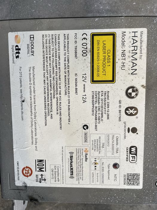 НБТ навигация БМВ Ф30/ Ф31 и др (NBT BMW F30)