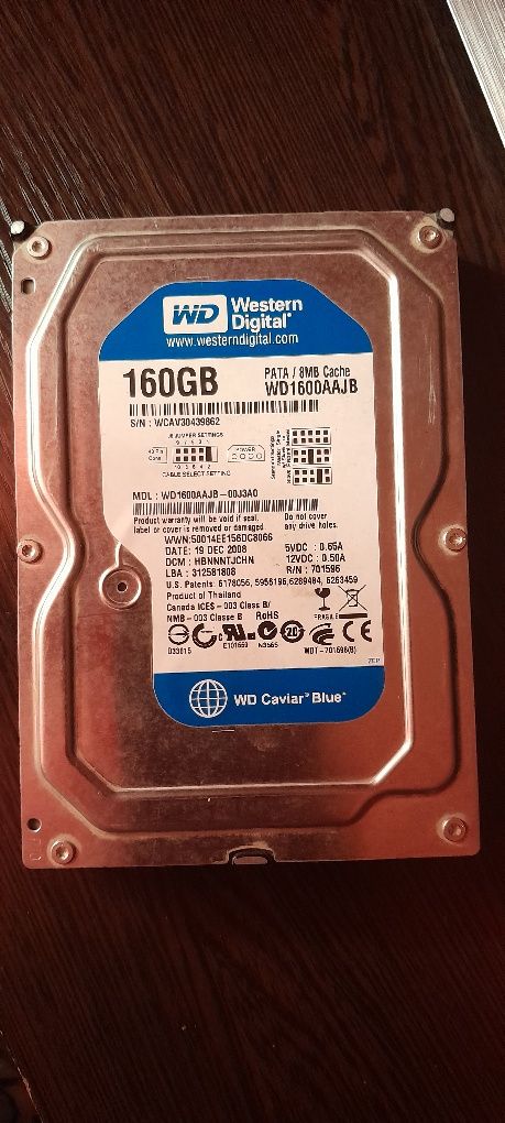 Жёсткий диск на 160GB