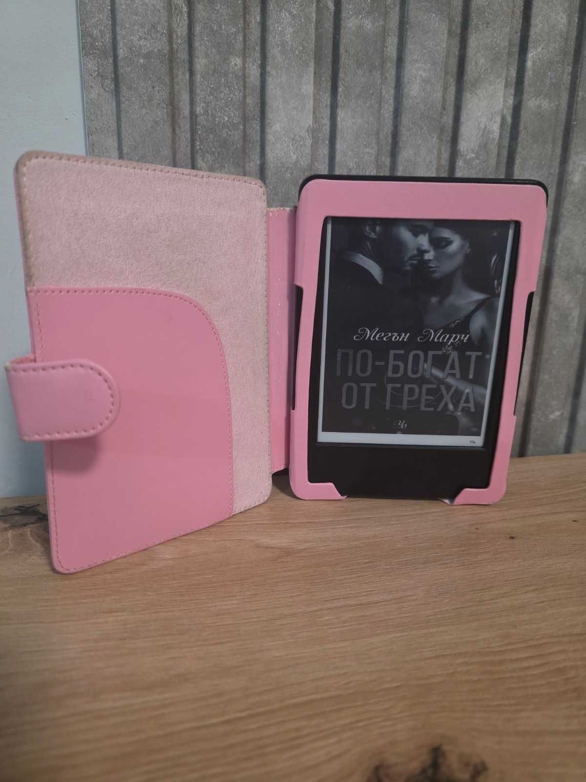 Kindle Glare 6 WiFi, 7th Gen, Черен + Калъф
