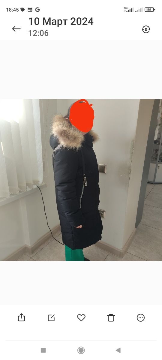 Зимние куртка , очень теплая на девочку.