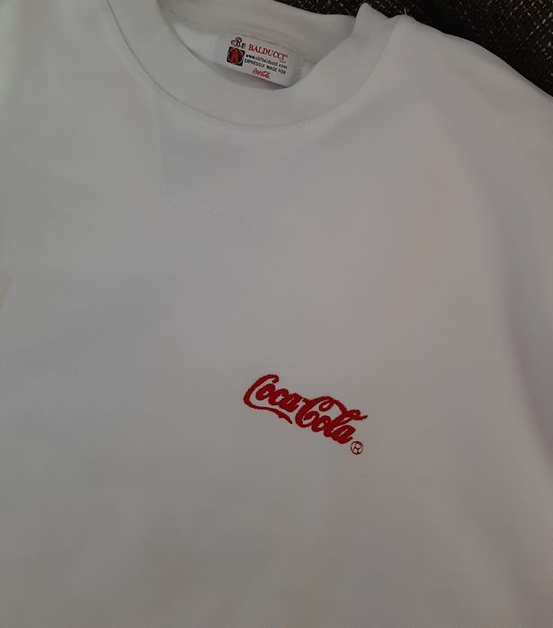 Бяла мъжка блуза coca cola