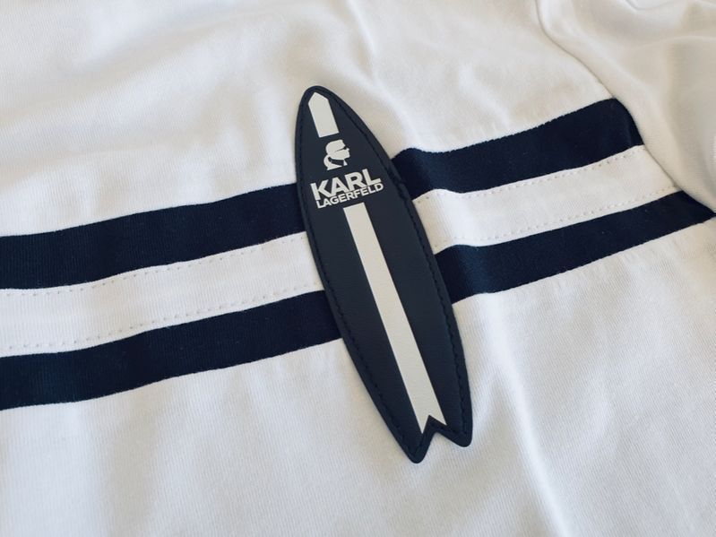ПРОМО KARL LAGERFELD-S/M/2XL-Оригинална мъжка бяла тениска