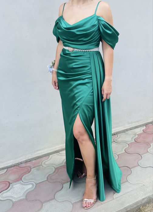 Rochie de seara verde smarald