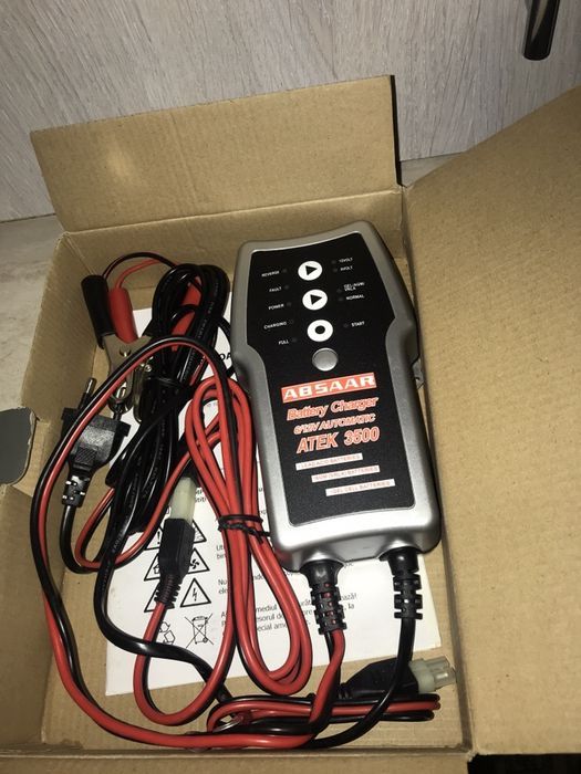 Redresor Incarcator Auto Nemtesc Absaar Atek 3500 6-12V 3500 mA Nou