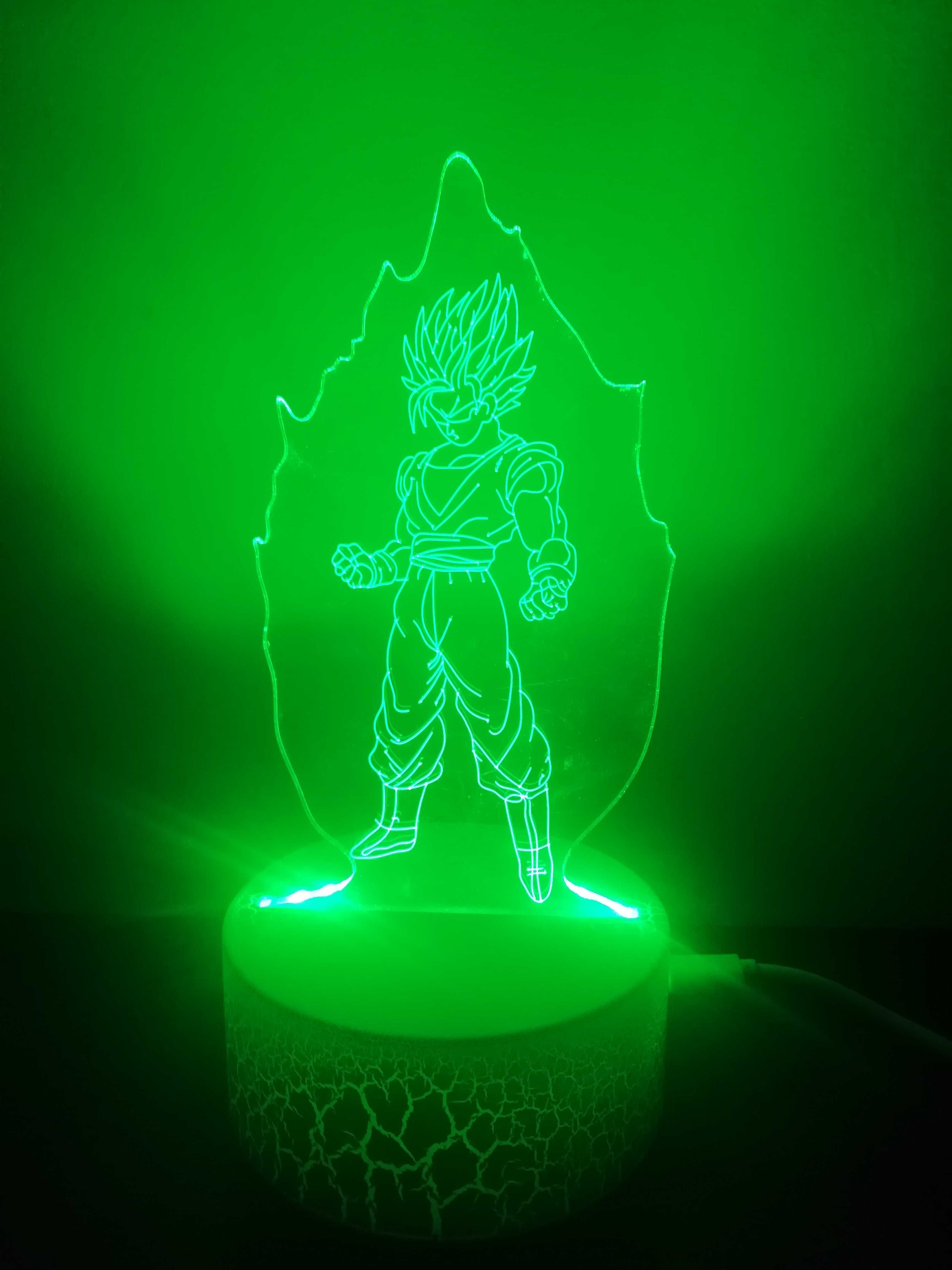 Lampi Neon cu iluminare RGB, Pokemon, Dragon Ball, Mew Two, Goku