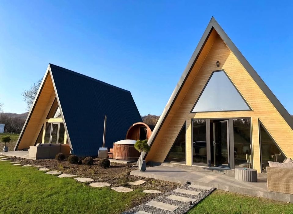 Realizam cabane și case din lemn vând sau schimb cu variante auto