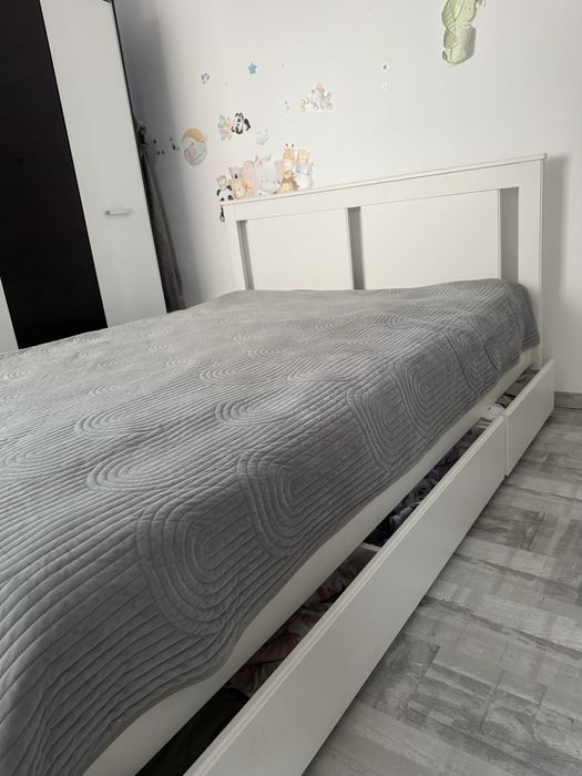 Pat 140x200 cu saltea inclusa