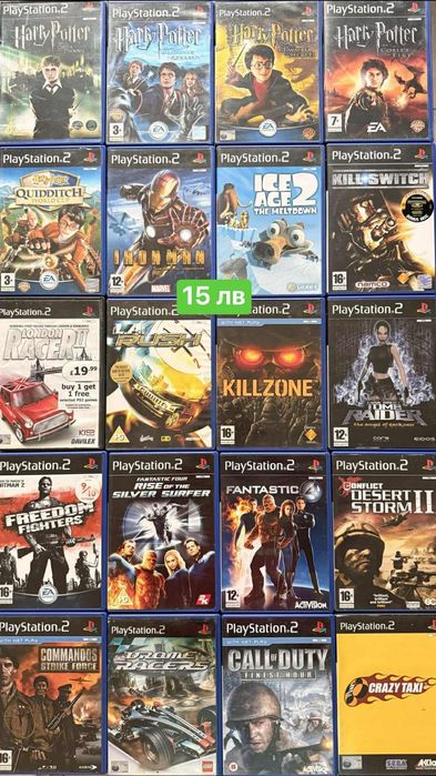 Playstation 2 игри над 100 / Sponge Bob / Hitman/ Prince of Persia