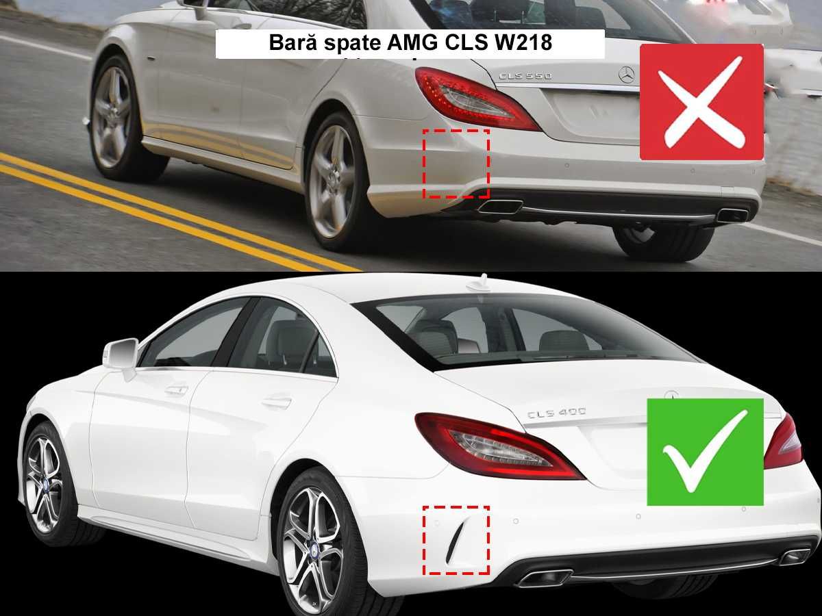 Supliment detuning bara de protecție pentru Mercedes CLS W218