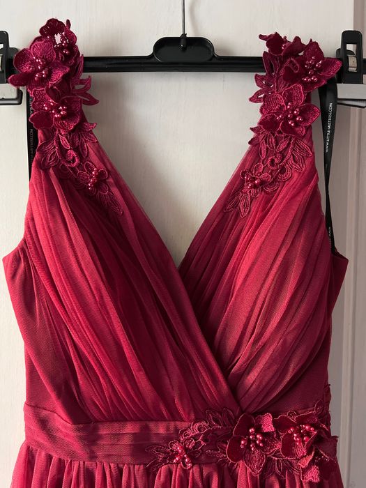 Rochie de seara burgundy