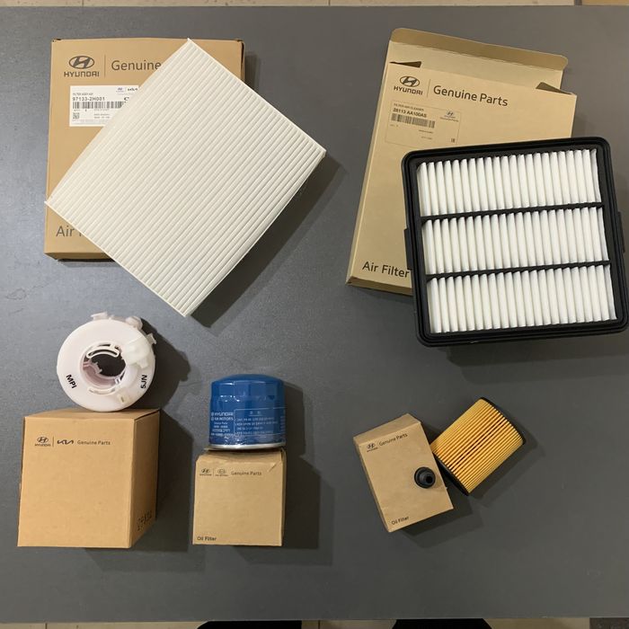 Воздушные, салонные, маслянные фильтра на Hyundai KIA Хундай КИА