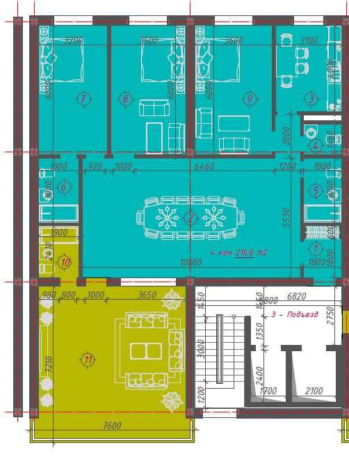 Продается квартира от застройщика Саламатина. кадастр готов.