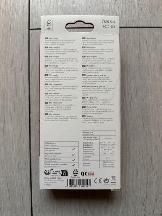 Incarcator Fast Charge 25W - Hama