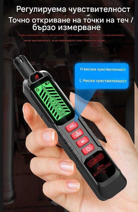 Детектор за утечка на газ | Газ анализатор