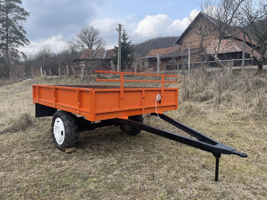 Remorca agricola monoax tractor