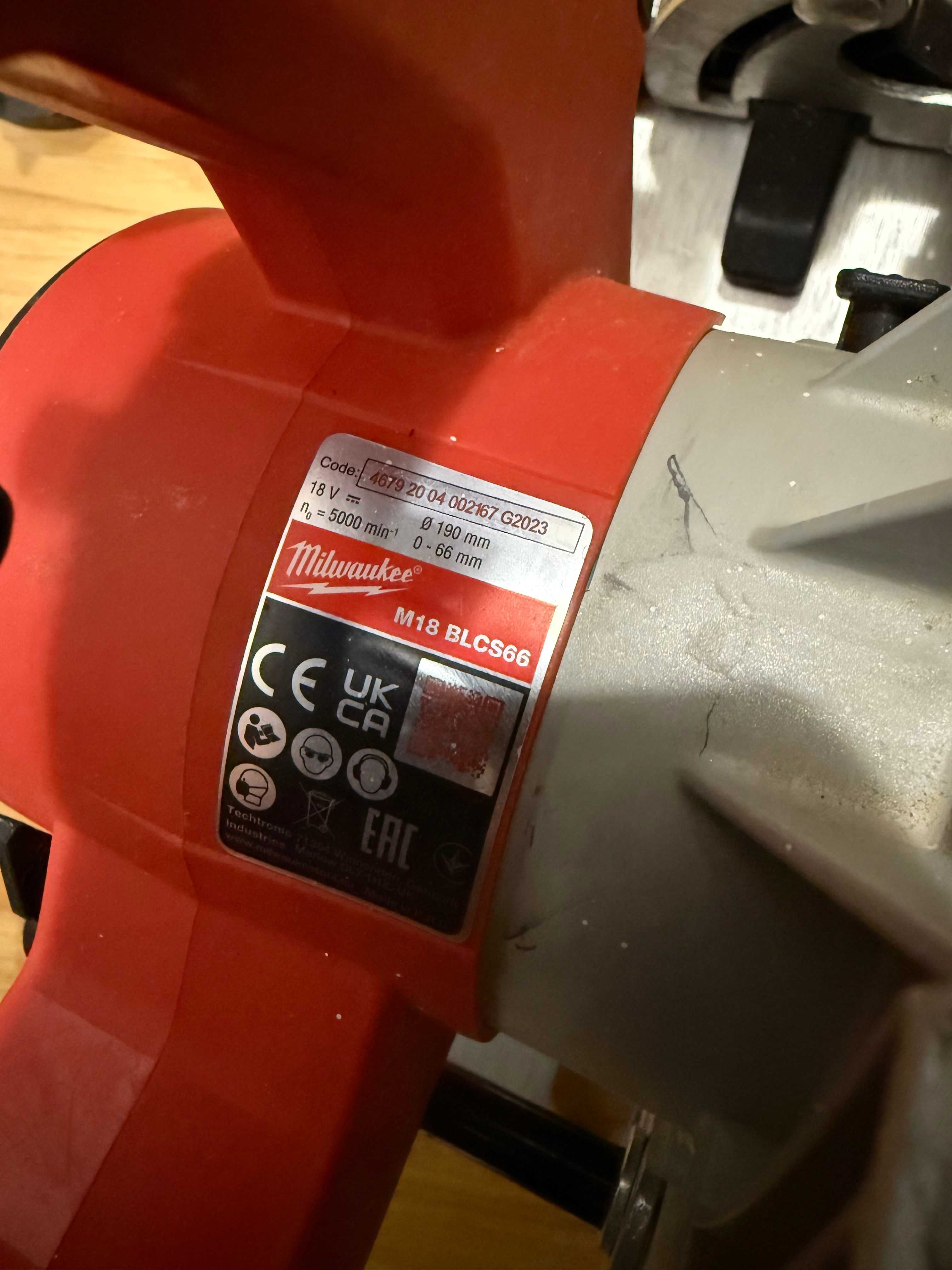 Milwaukee M18 BLCS66 Ръчен Циркуляр