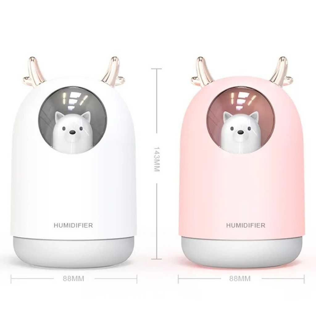 Ултразвуков Арома Дифузер Cute bear, Овлажнител на въздуха, 300ml