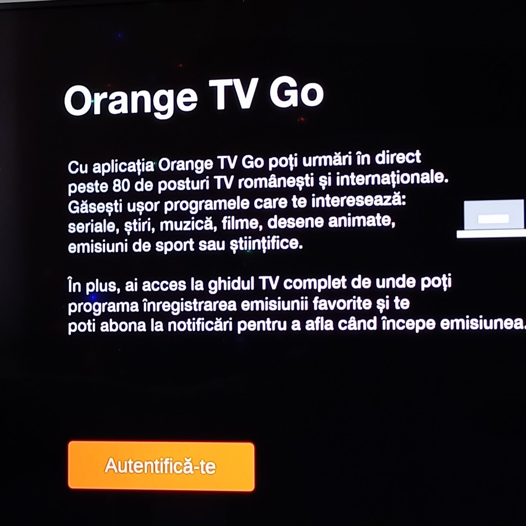 Tv box Orange - programe tv și filme