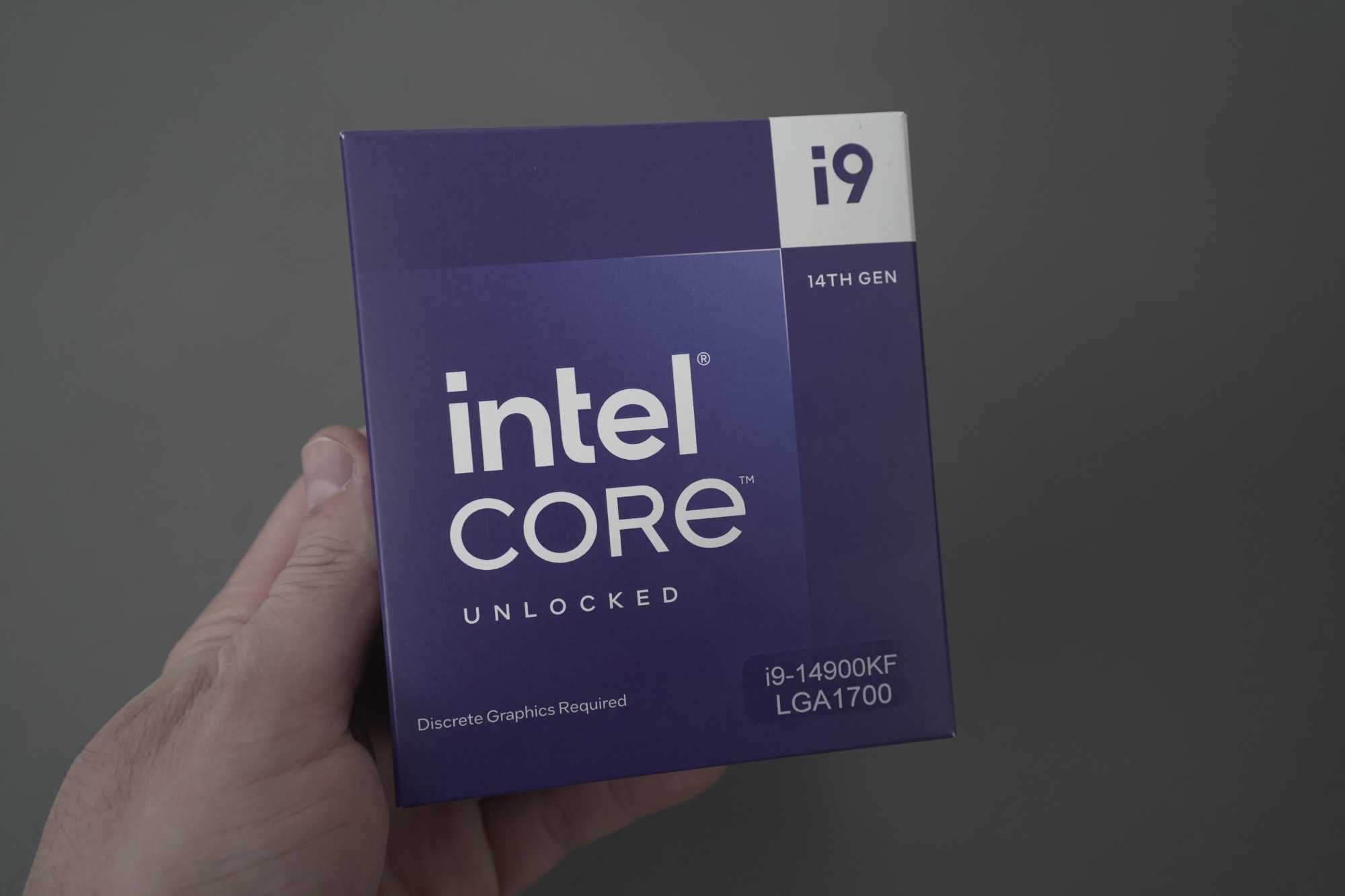 Intel Core i9-14900KF - нов процесор, запечатан
