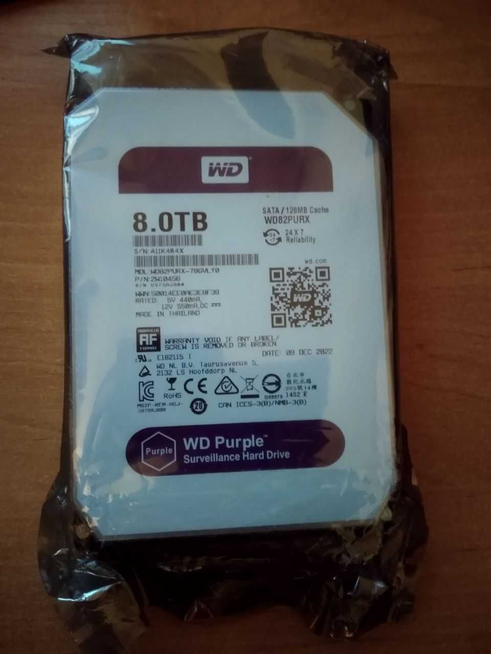 Жесткий диск 8 Tb Western Digital Новый