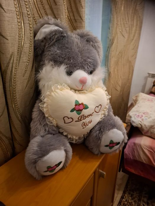 Мягкая игрушка заяц