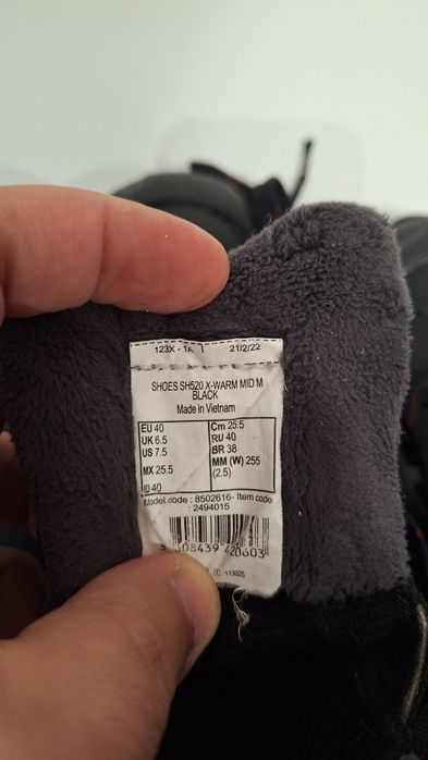 Ghete zăpadă iarna quechua marimea 40