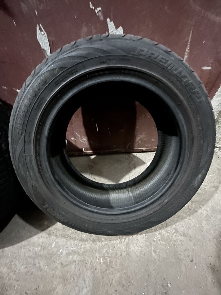 Vand doua cauciucuri de vara 205/55 R16, 91V, DOT 2022
