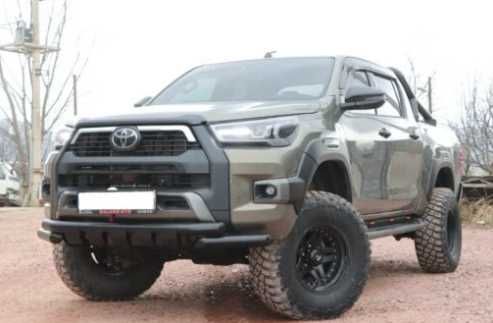 Bară protecție față Glo Ctiy Negru Toyota Hilux (2015-2020) AQM4WD