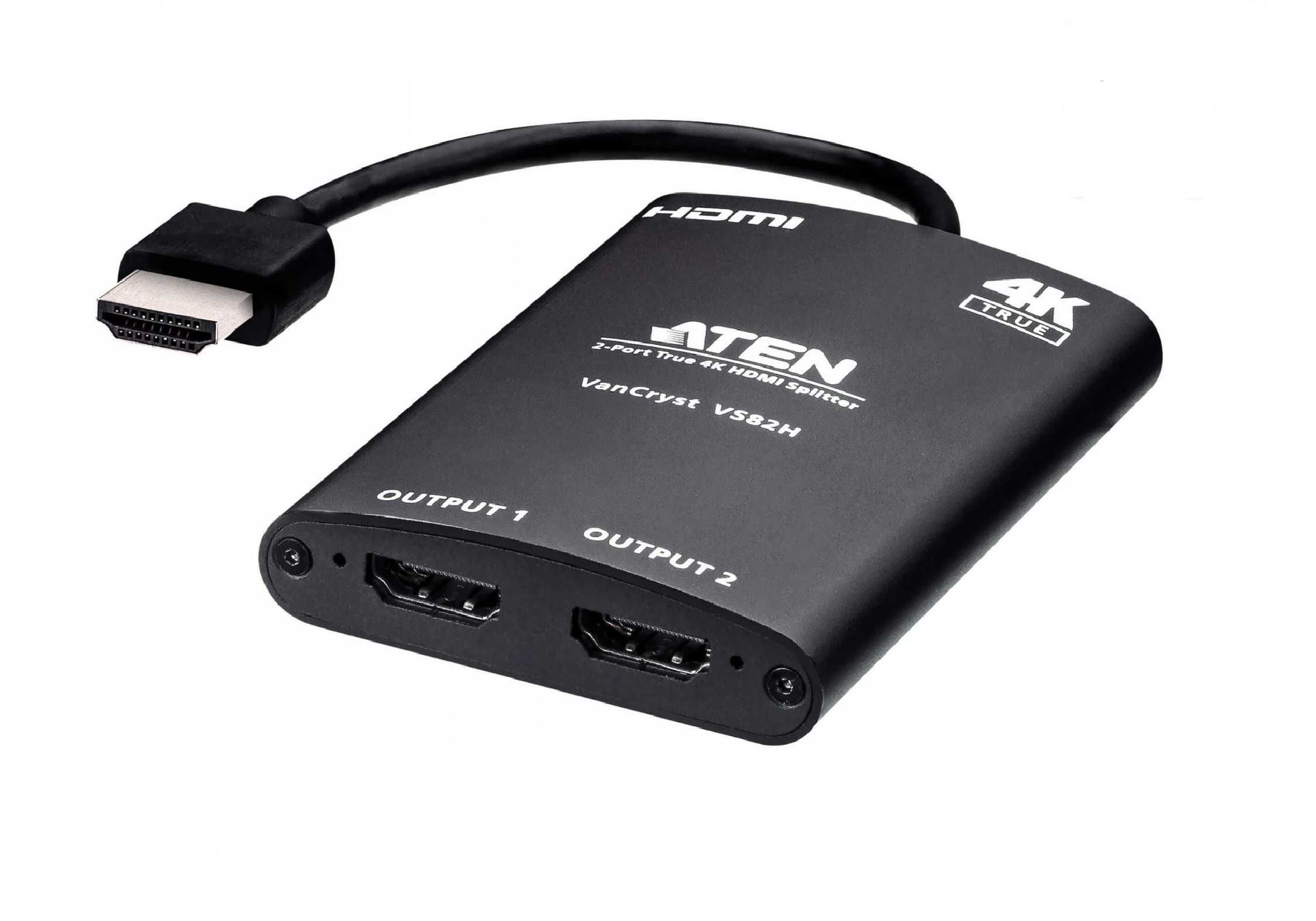 Aten VS82H Splitter activ HDMI 4K cu o intrare si doua iesiri NOU