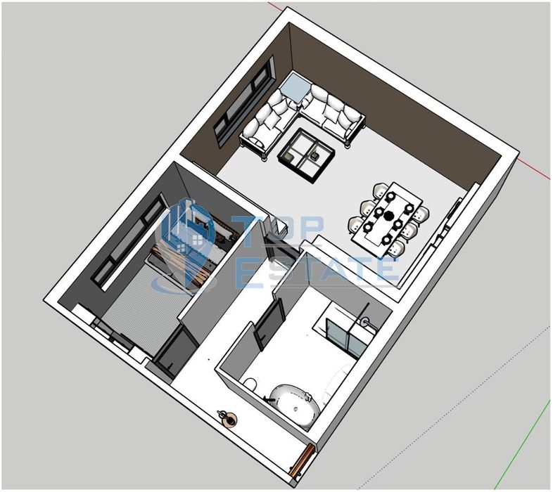 Продава се Двустаен апартамент в Велико Търново, Бузлуджа - 77 кв.м за 1052 €/кв.м - Снимка #1