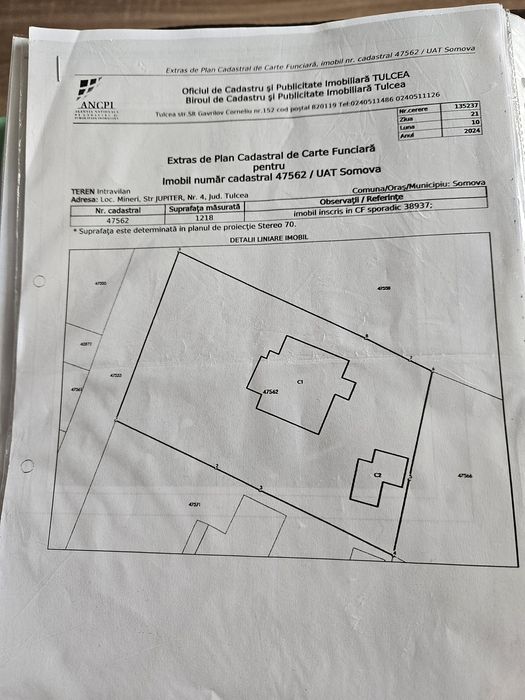 Vand casa situata în Mineri ,jud.Tulcea