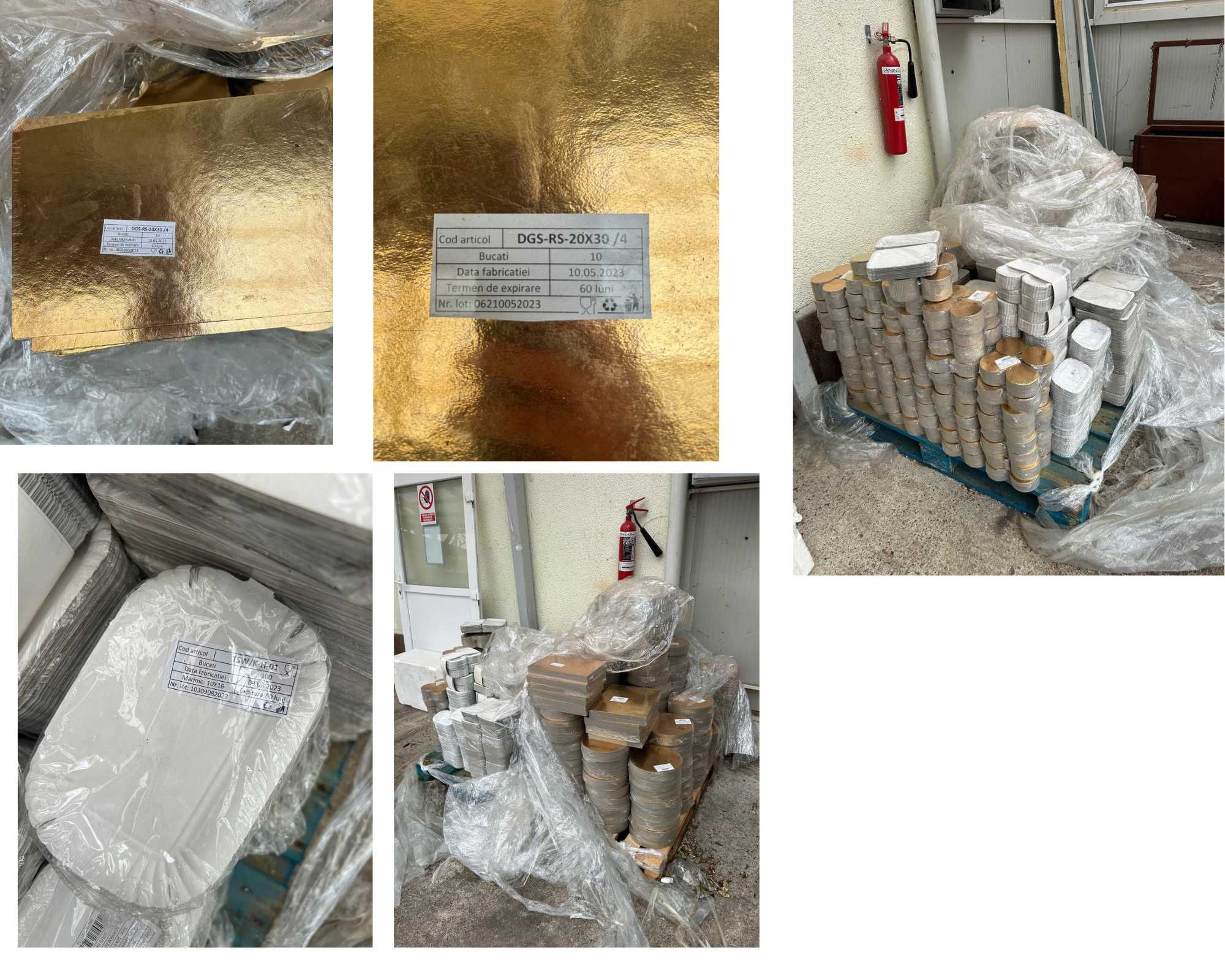 Vand Tavi inox,cercuri, tavi perforate, ambalaje carton NOI Horeca