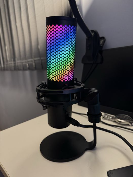 HyperX QuadCast 2 S Настолен геймърски микрофон за стрийминг