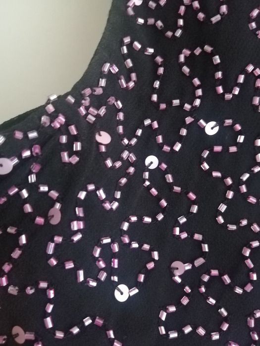 Bluza / top cu paiete si margele mar 42-44