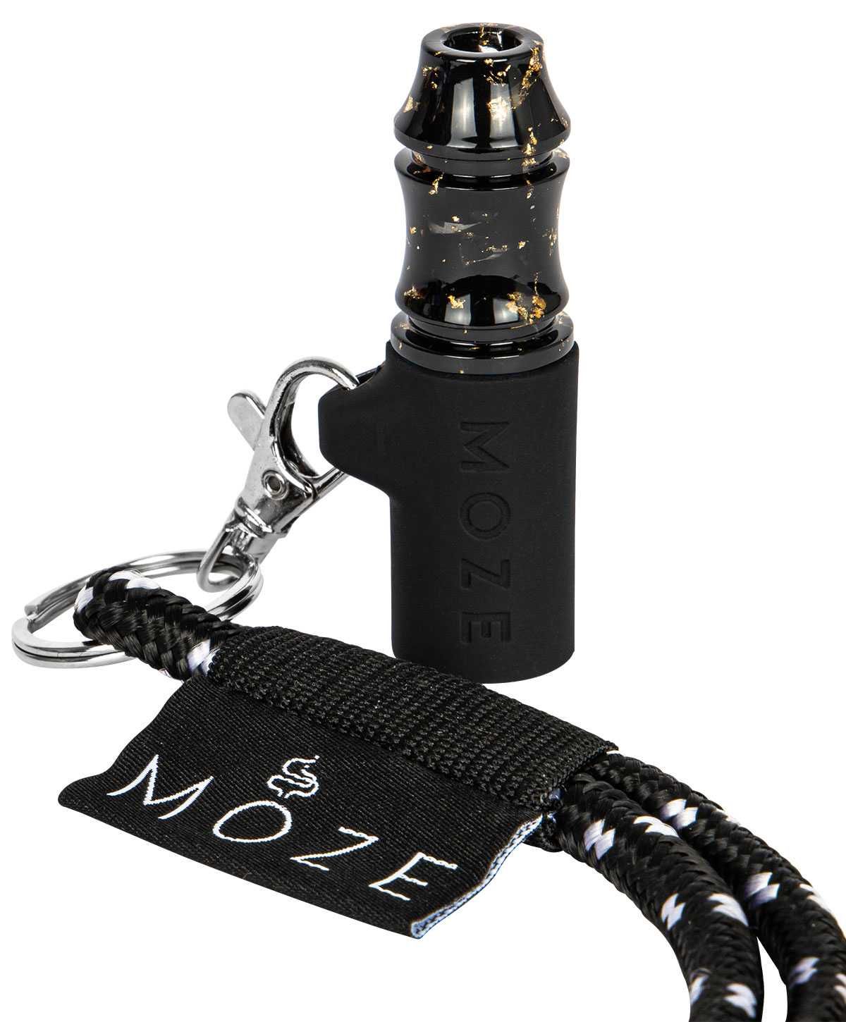 Mustiuc personal, Moze, DIVERSE CULORI, piele/silicon, 1.5 cm