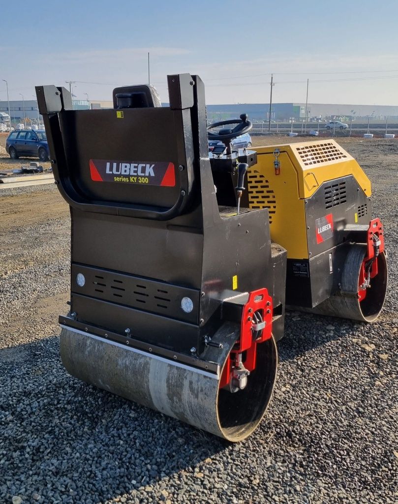 Cilindru Compactor 3t~ Lubeck KY 300~ Nou. Garanție 2 ani