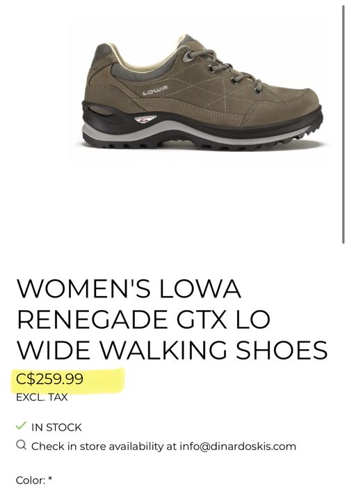 LOWA Renegade GTX (39) Туристически Обувки