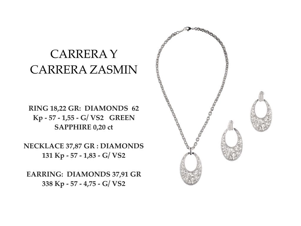 Из Испании Шедевр Ювелирного мастерства  Сarrera y Carrea  Jazmin