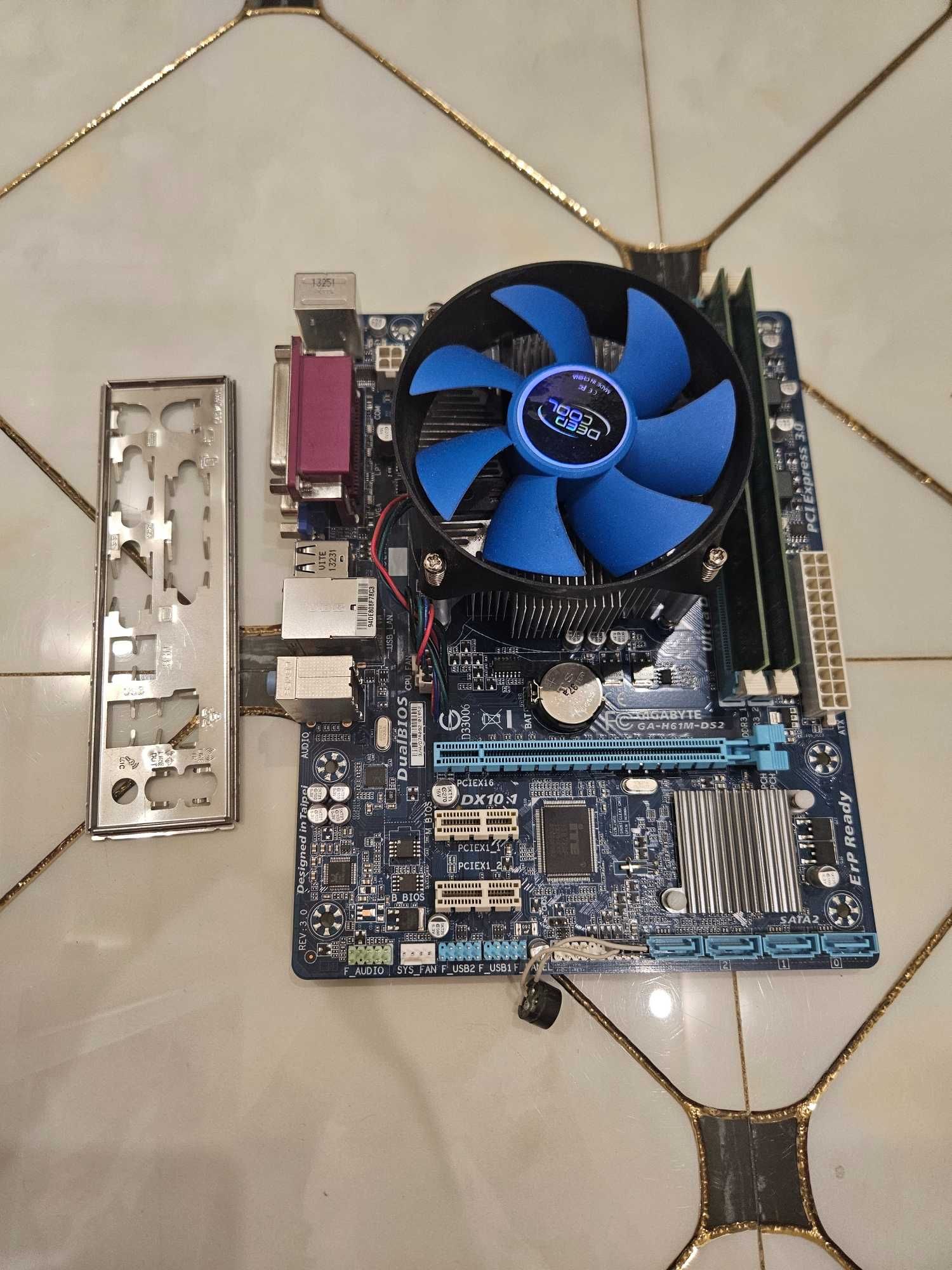 Комплект s1155 H61M+i5-3470+8Gb+Кулер