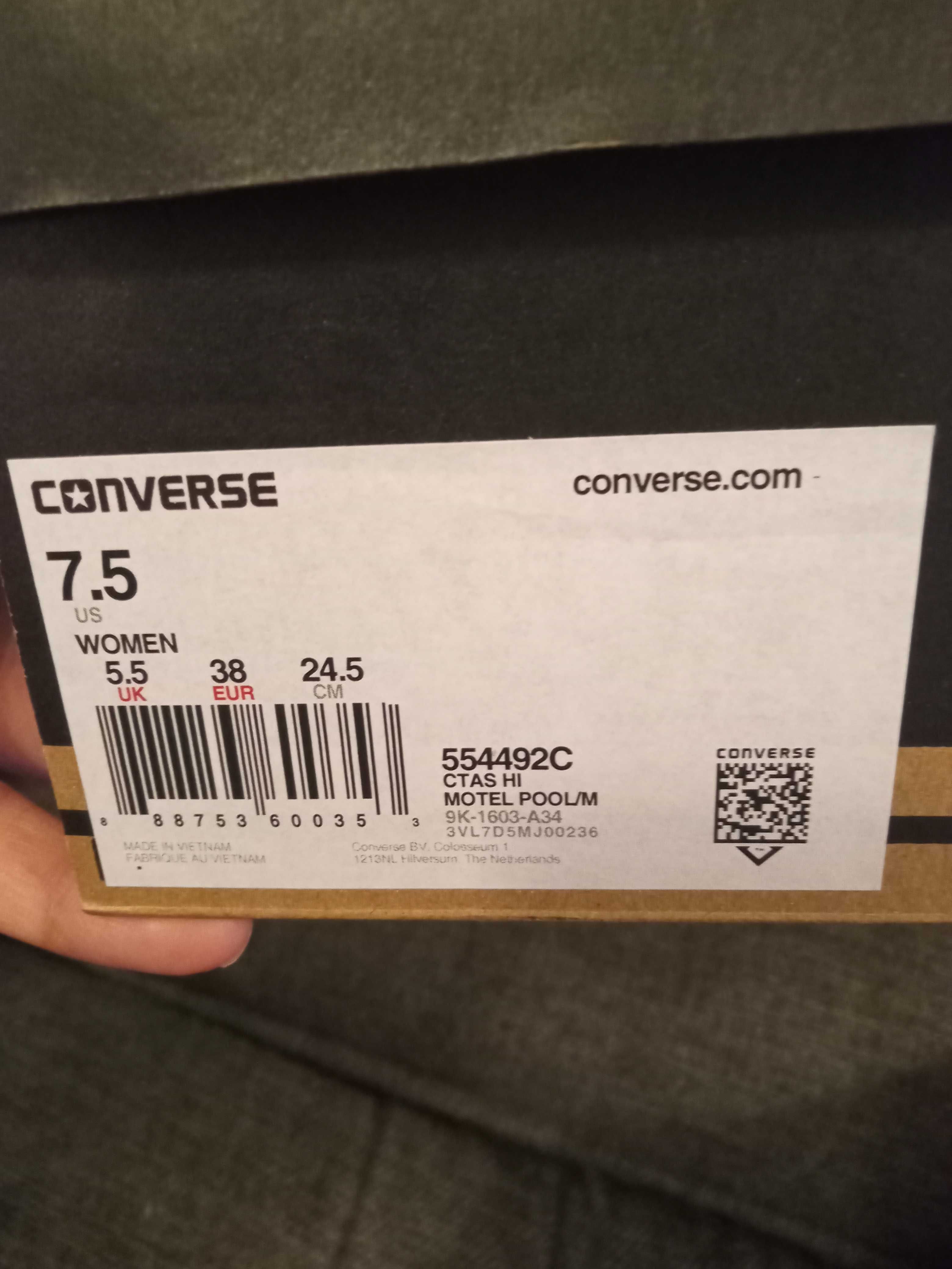 Converse кожени кецове - нови