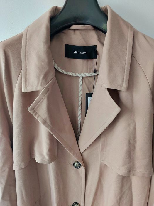 Palton trench bej Vero Moda
