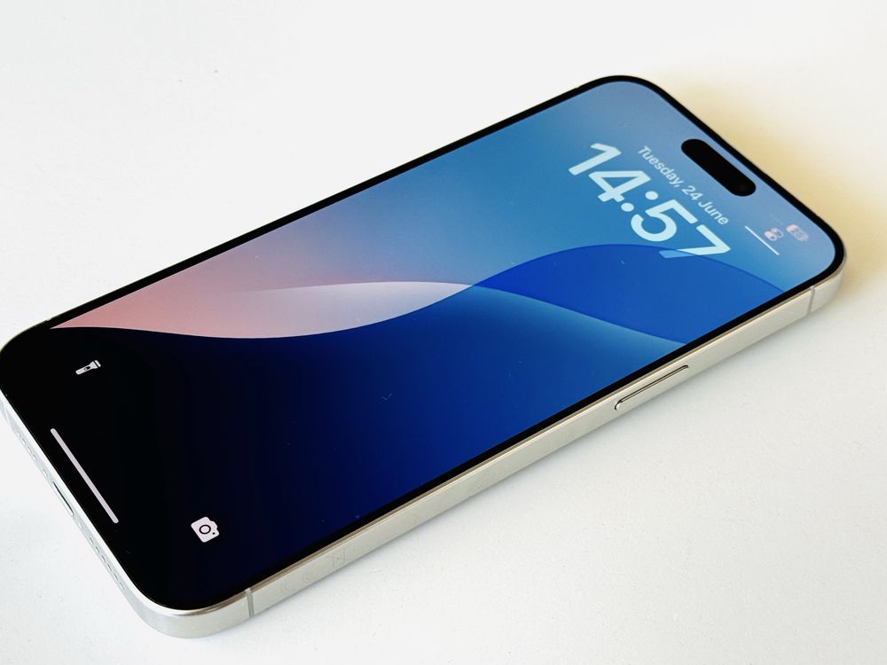 Iphone 15 Pro Max 256GB White Titanium 100% Батерия! Гаранция 6 месеца